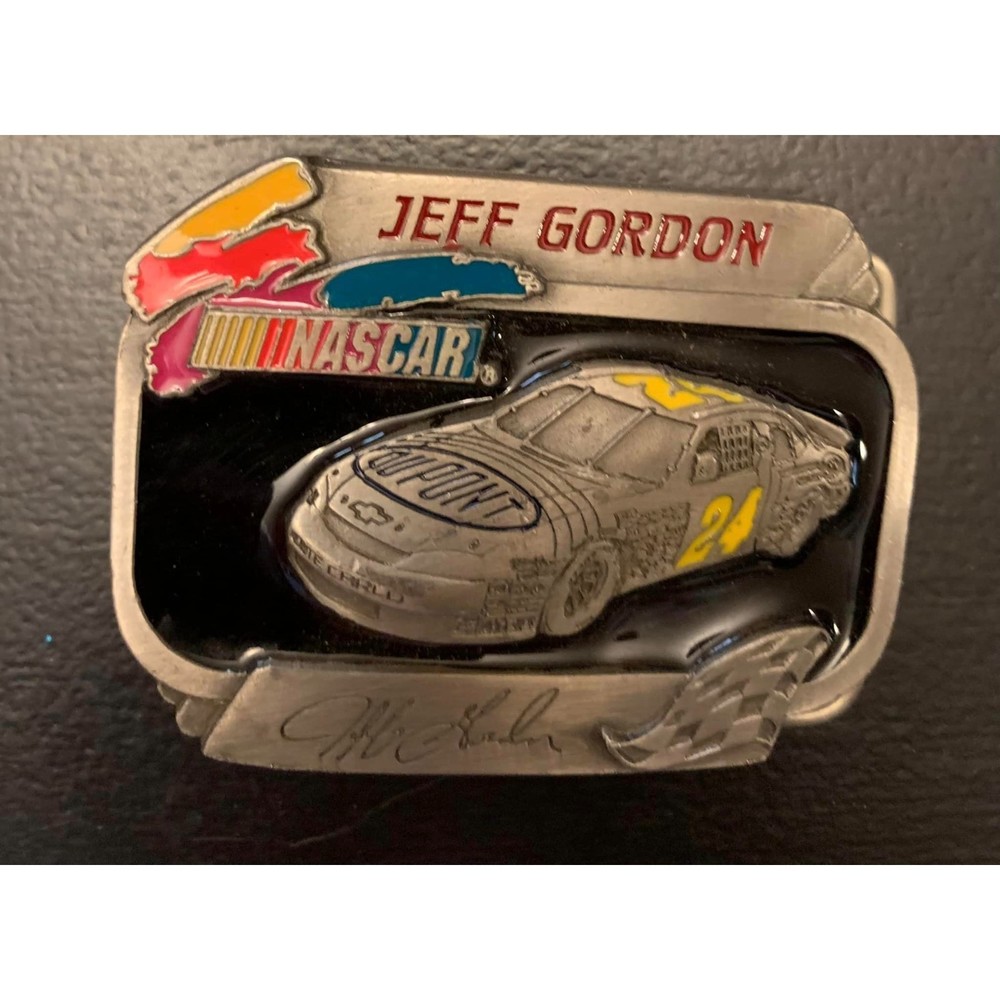 Jeff Gordon Nascar American Legends No.22 Limited Ed 2686 Belt Buckle 1995 EUC